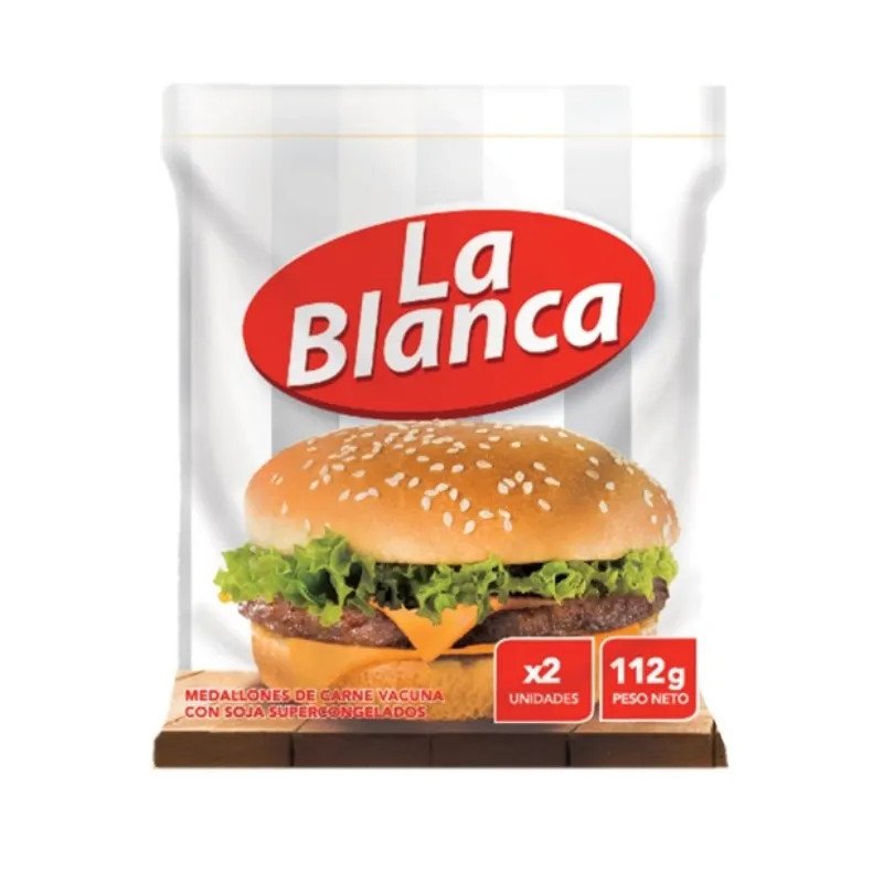 Medallón La Blanca 56 gr x 2 un